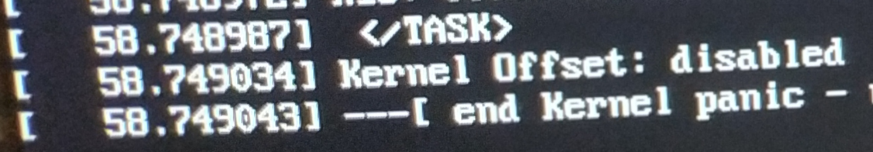 Kernel panic